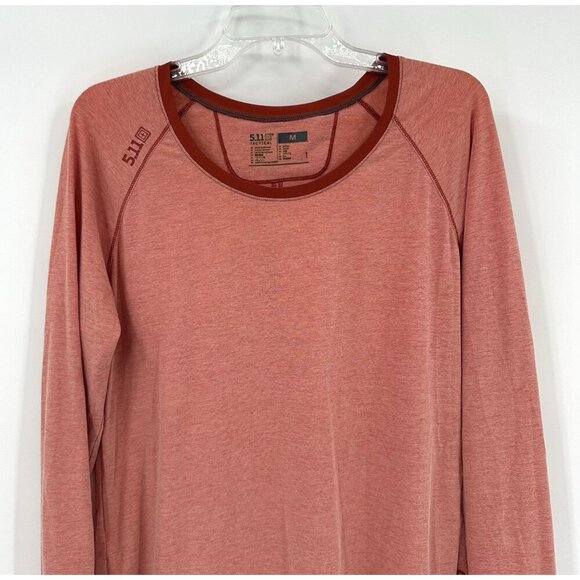 5.11 TACTICAL freya t shirt tee long sleeve pima cotton performance casual M - Picture 2 of 5